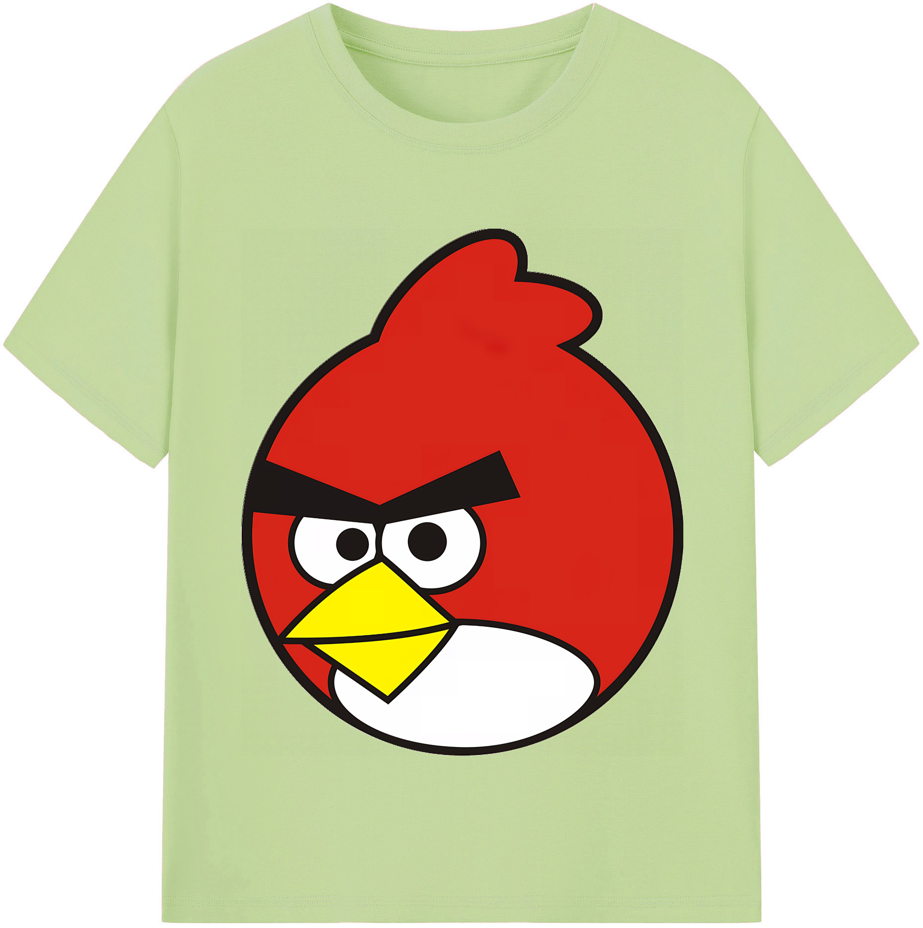 （画像用） Angry Birds アングリーバード 綿100％半袖Tシャツ（フロントプリント）